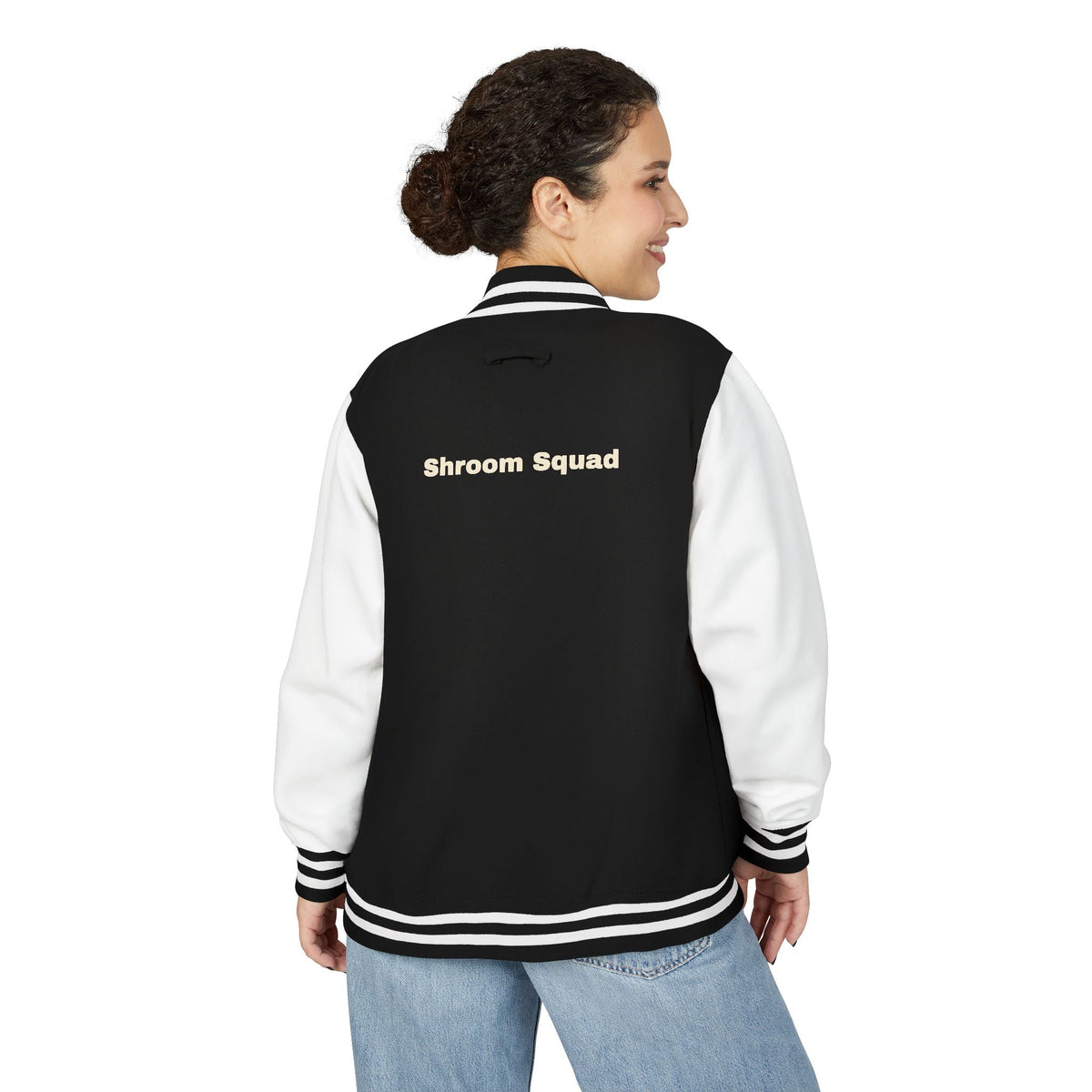 Shroom Squad Classic Wordmark Letterman Jacket - MycoOne™