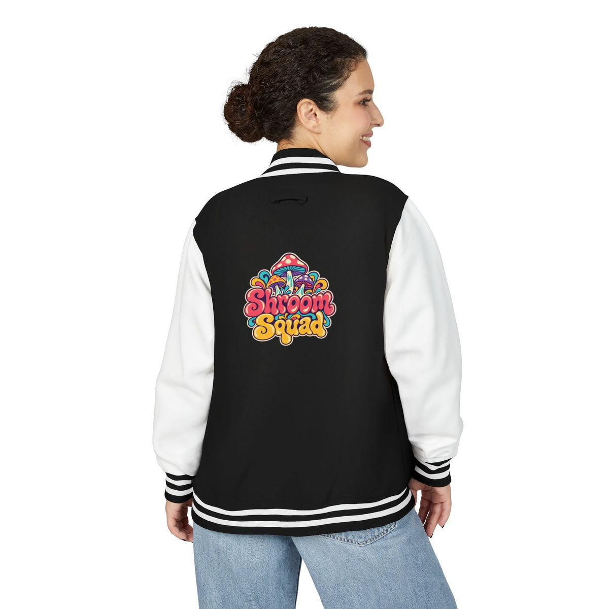 Shroom Squad Psychedelic Letterman Jacket - MycoOne™