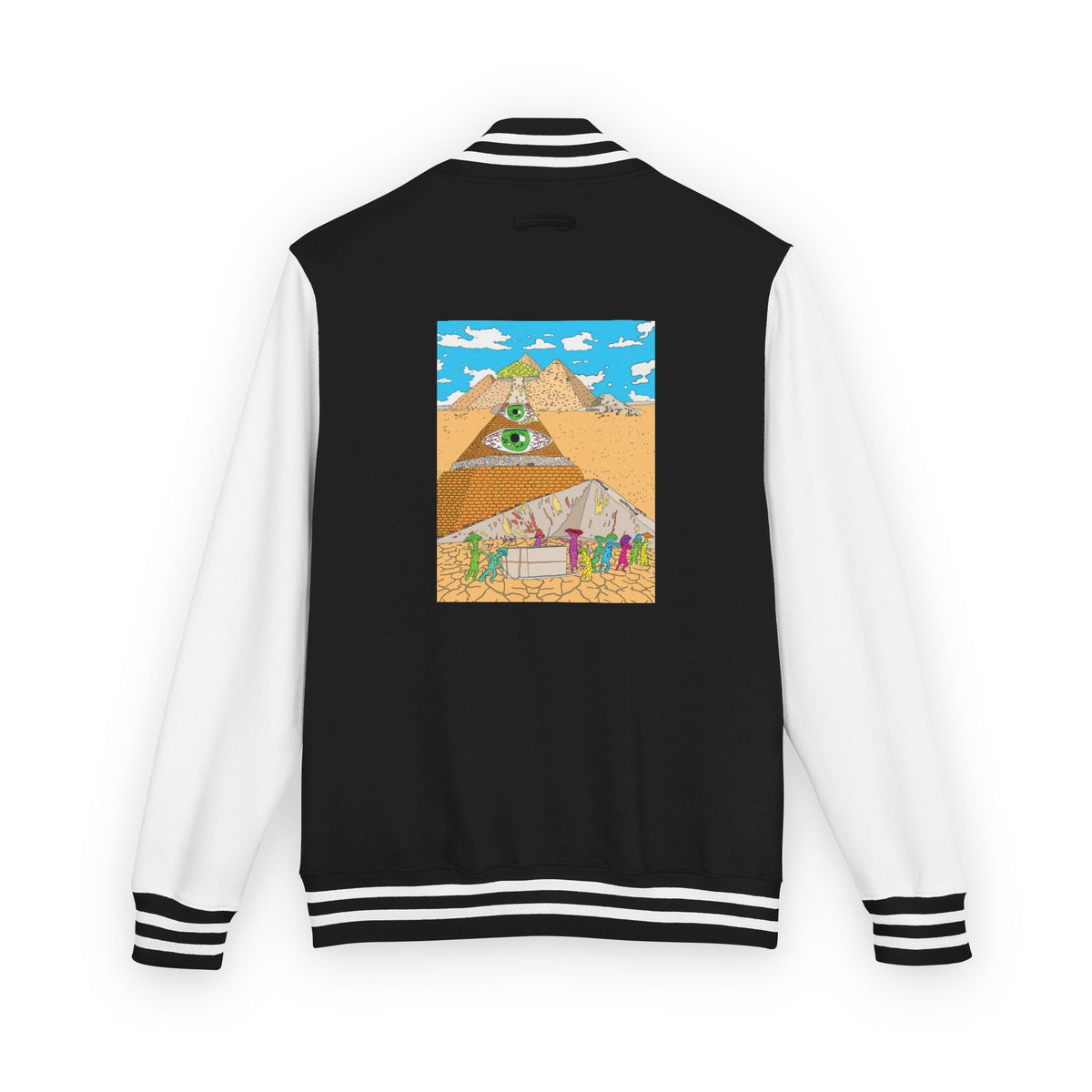 Shroominati Pyramid Builders Letterman Jacket - MycoOne™